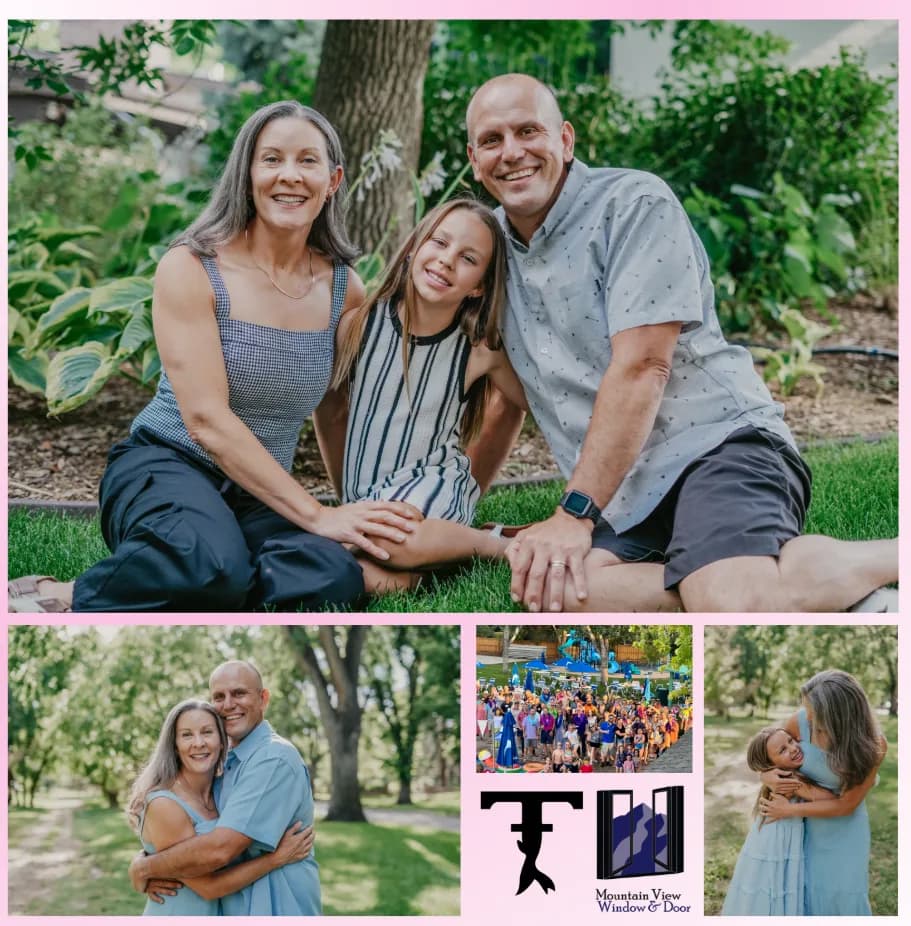 Devon Tilly with family and the AOC community