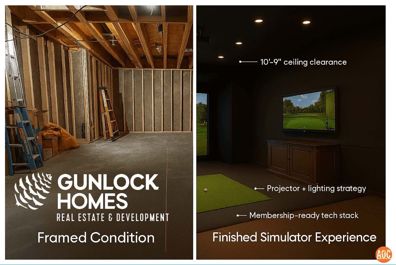 Gunlock Golf Simulator - Concept Render