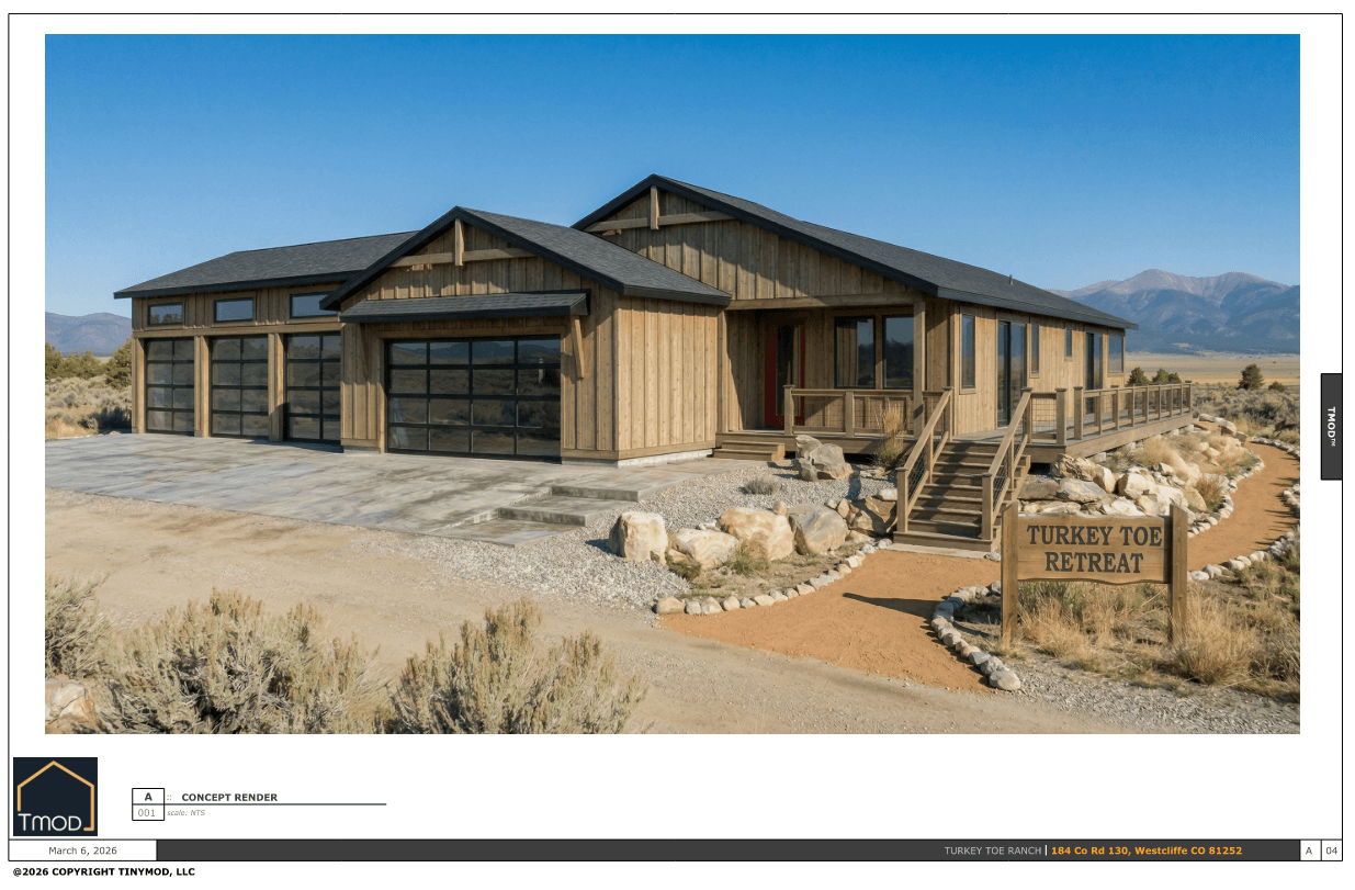 Turkey Toe Caretaker Unit - Concept Render